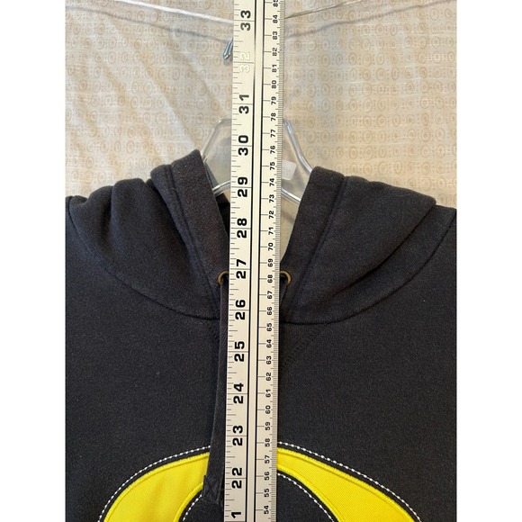 Mens Nike Oregon Ducks Hoodie Mens XXL Black & Yellow Pullover Sweatshirt #2017 - Picture 11 of 16